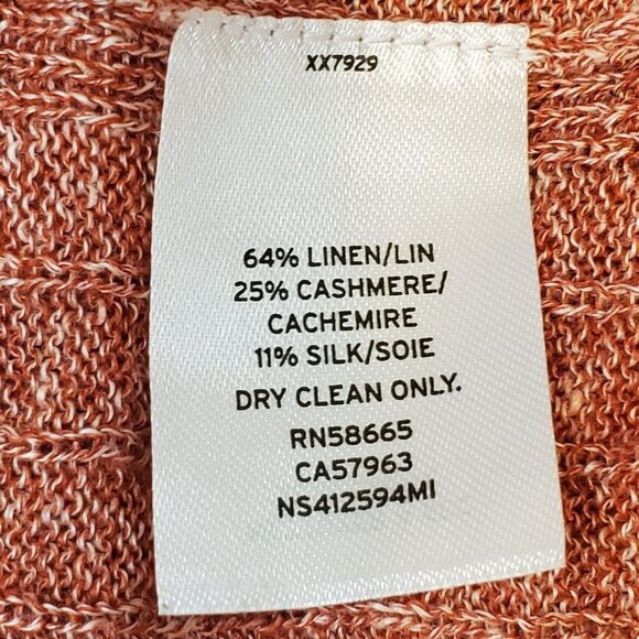 Nordstrom Signature Cashmere Linen Silk Blend Open Shawl Cardigan - Picture 6 of 7